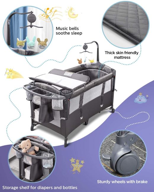 Adovel baby bassinet